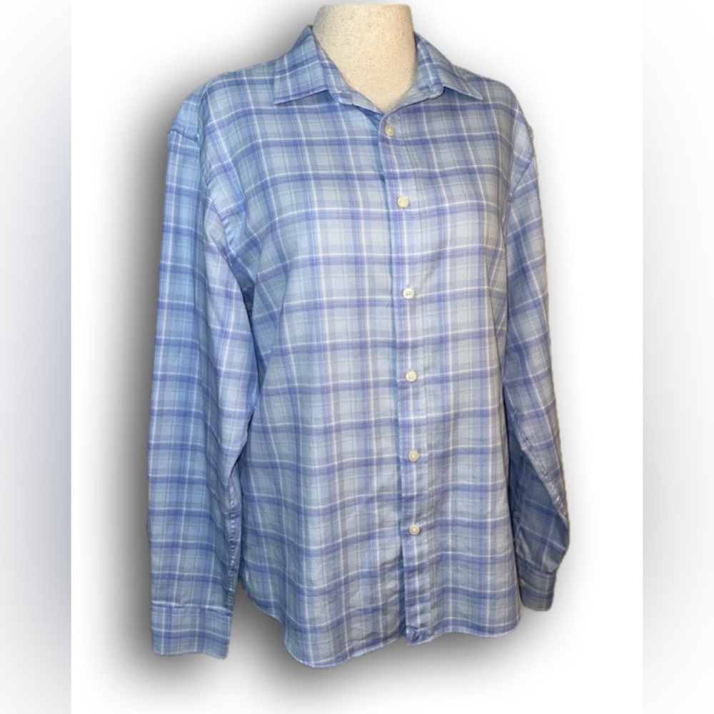 UNTUCKit Blue Casual Button Down Shirt